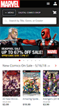 Mobile Screenshot of comicstore.marvel.com