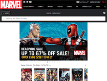 Tablet Screenshot of comicstore.marvel.com